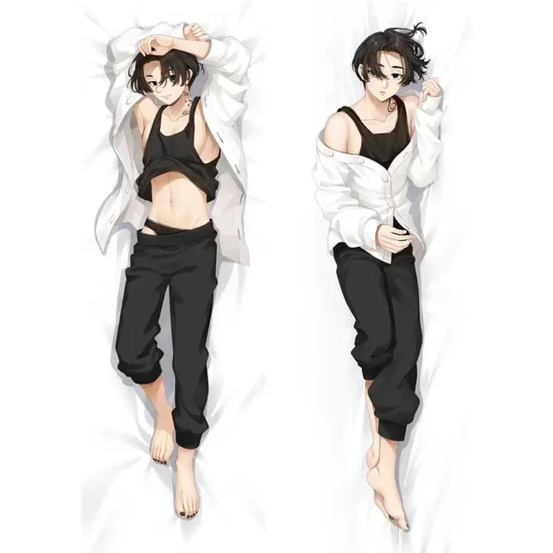 Anime Tokyo Revengers Mikey Dakimakura Manjiro Sano Cosplay federa che abbraccia il corpo Costume Otaku copricuscino Prop