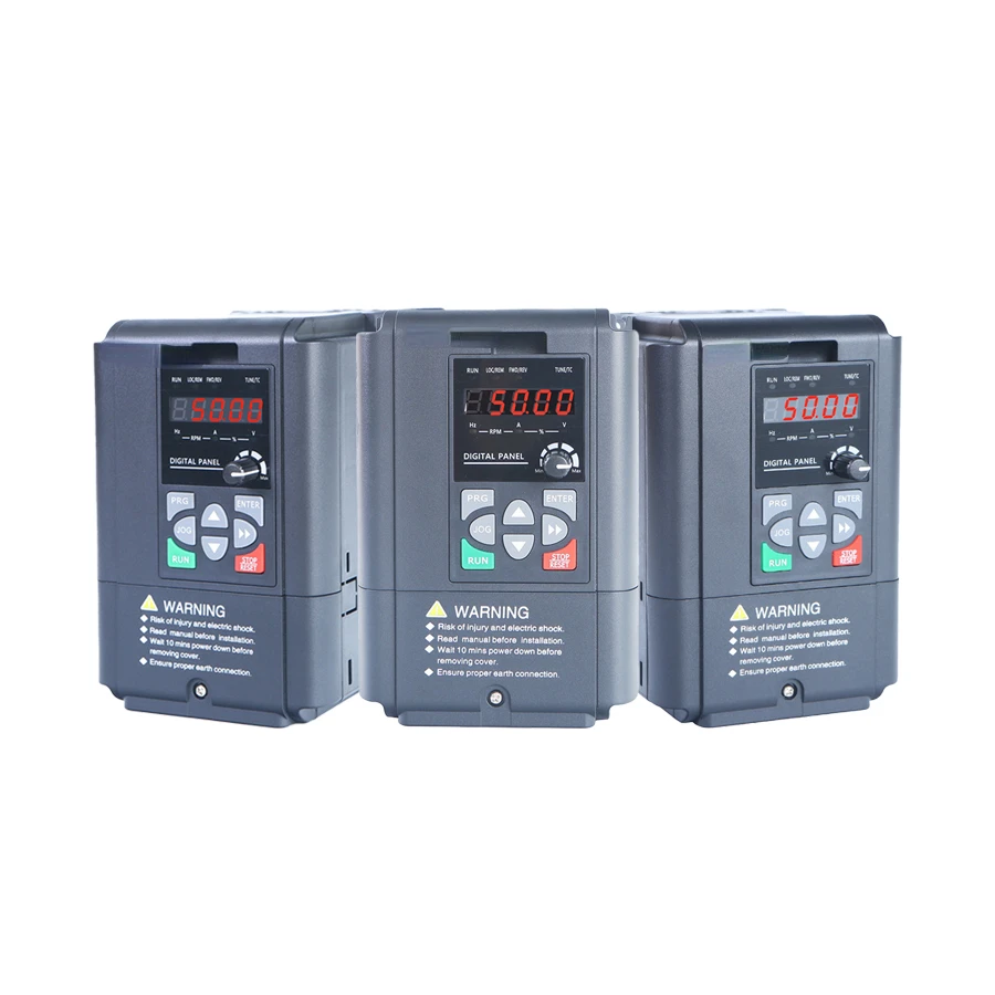 High Performance CONVERTER Inverter VFD Motor Drive 0.75kw to 4kw Vector Control High Frequency Ac 3 Phase Smart Inverter