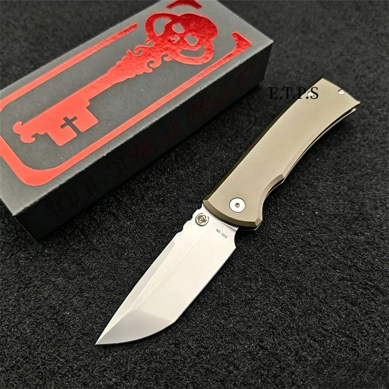 Chaves Knives PT Redencion 229 Model Folding Pocket Knife T6 Aluminium Handle Outdoor Survival EDC Tool Camping Hunting Multifunctional Knives Gift for Men