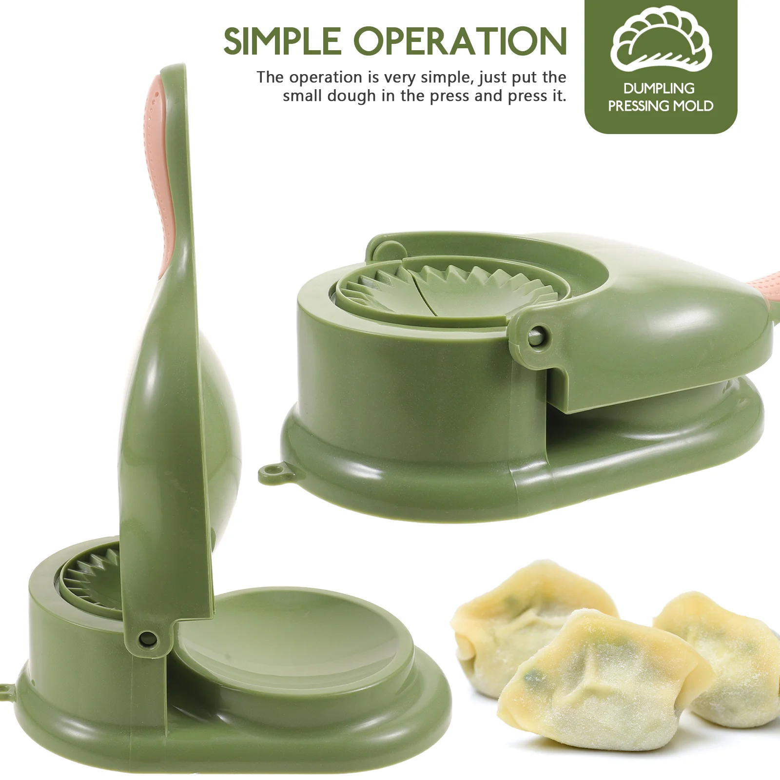 Artifact for Pressing Dumpling Wrappers Portable Presser Dough Wonton Maker Pasta Making Tools Skin Mold Kitchen Gadget Pie