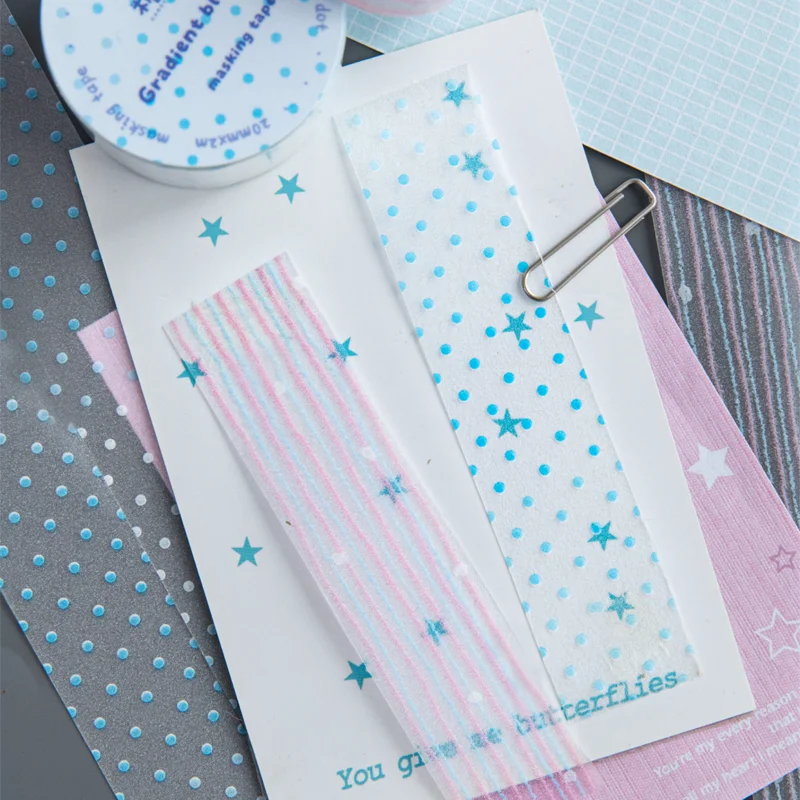 3 Rolls Milk Salt Chronicle Sparkling Sand PET Tape 200cm Planner Decoration Sticker Journal Collage Background Border Material