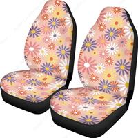 Floral Auto Seat Cover Bucket Seat Cover Front Seat Protector for Cars,SUVs,Trucks,Vans,Set of 2