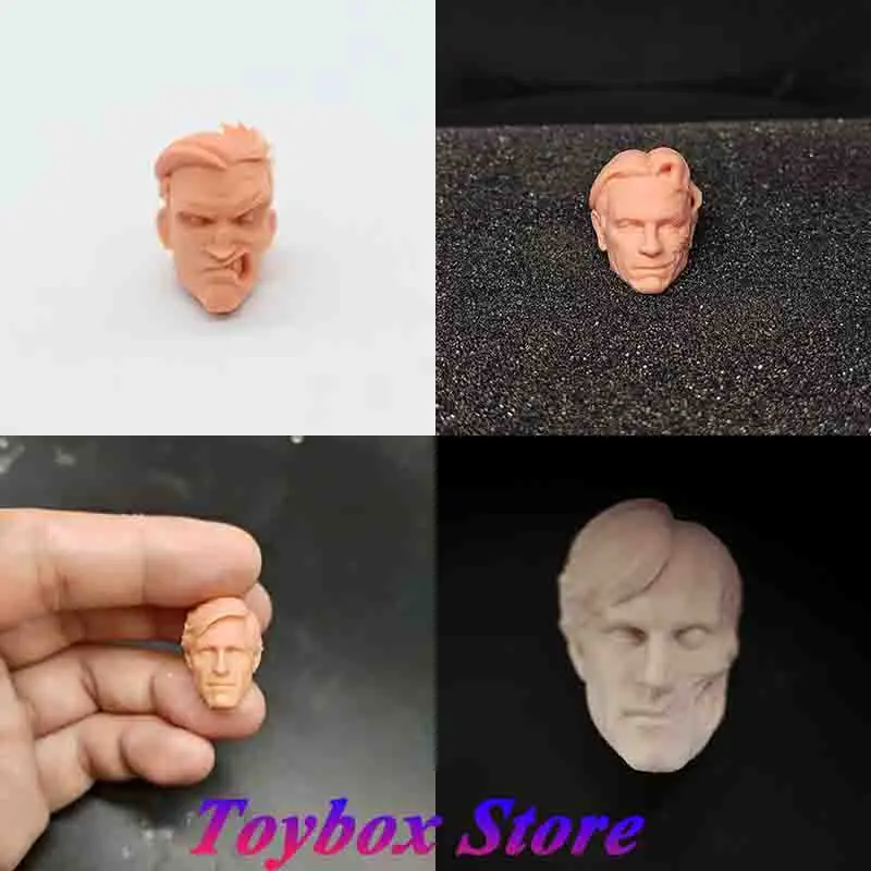 HL086 1/12 Two-Face HL778 Tommy Lee Jones HL626 Harvey Dent Batman DC Movie Villain Unpaint Head Sculpt For SHF Mezco NECA Body