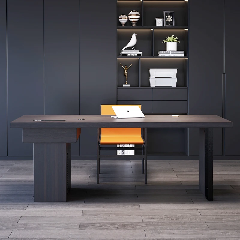 

Solid wood desk living room study home designer high-end computer desk