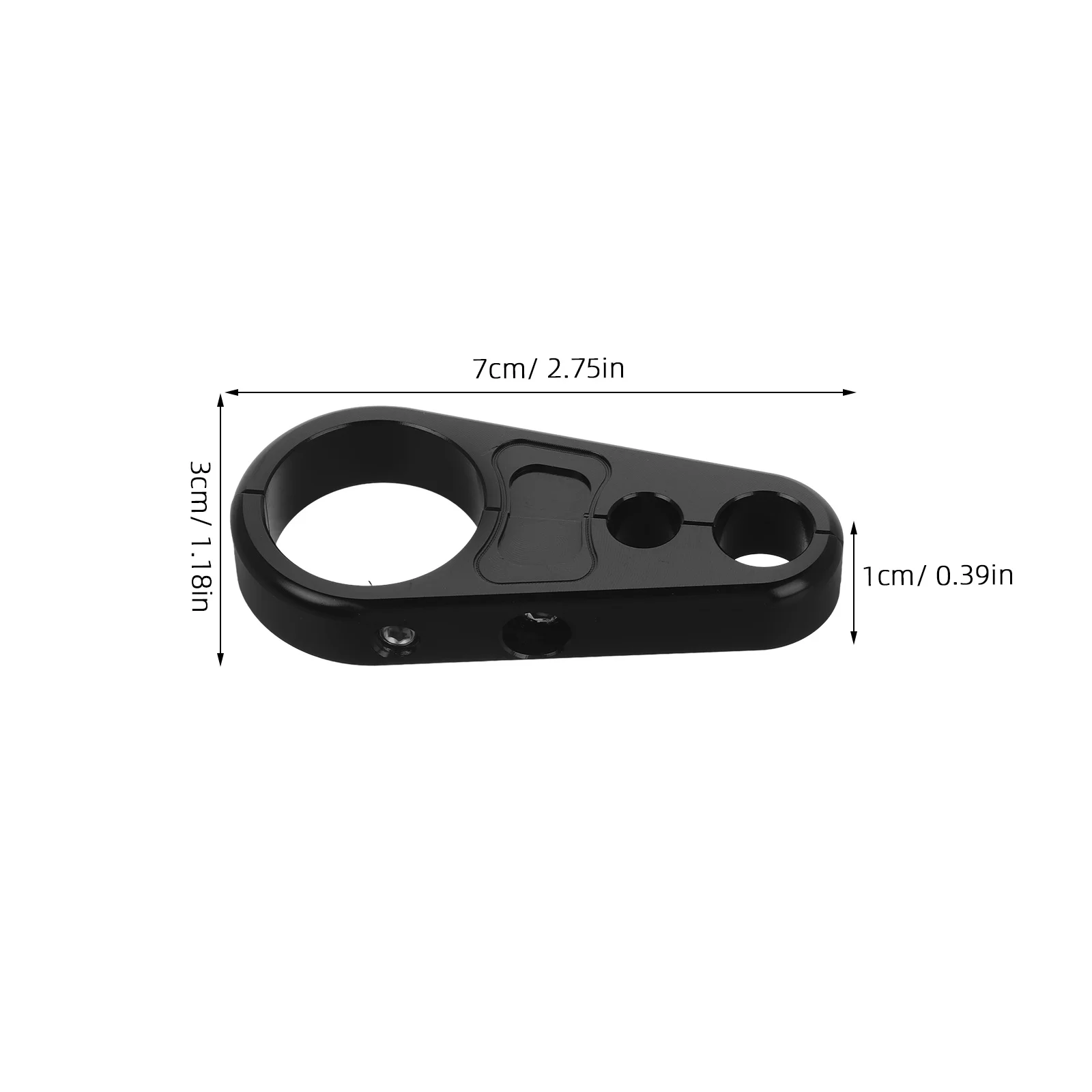 

Motorcycle Handlebar Cable Clamp 25mm Brake Line Clip Easy to Install Clutch Brake Line Holder for Atv Motorbike
