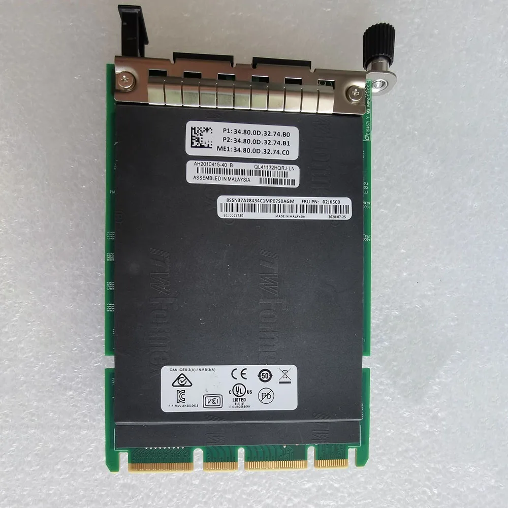 For HP 10 Gigabit network card With Double Electrical Ports QL41132HQRJ-LN 02JK500