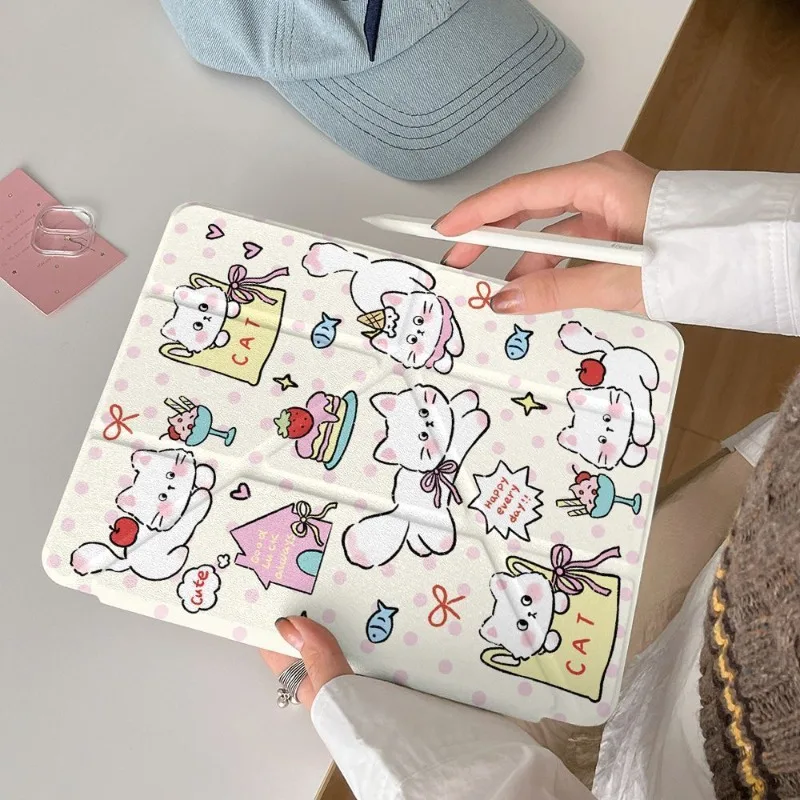 3+Y Fold Case With Pencil Holder For Samsung S7 S8 S9 11 A9 A11 8.7