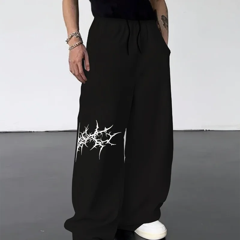 

Spring and Autumn Winter New Wide Leg Pants for Men and Women, Loose Straight Leg Sports Pants, Wide Leg Casual Jogging Pants