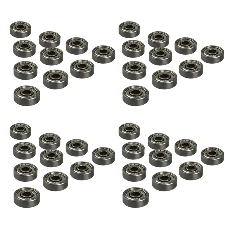 40 Pcs 625ZZ Single Row Deep Groove Radial Ball Bearing 16Mm X 5Mm X 5Mm-AT30