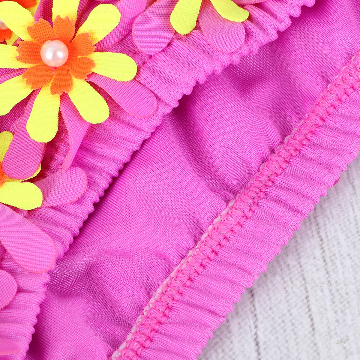 

Women Swimming Cap Purple Floral 3D Skull Design Soft Fit Durable Handmade Swim Hat For Pool Beach Adult Bather Swimming