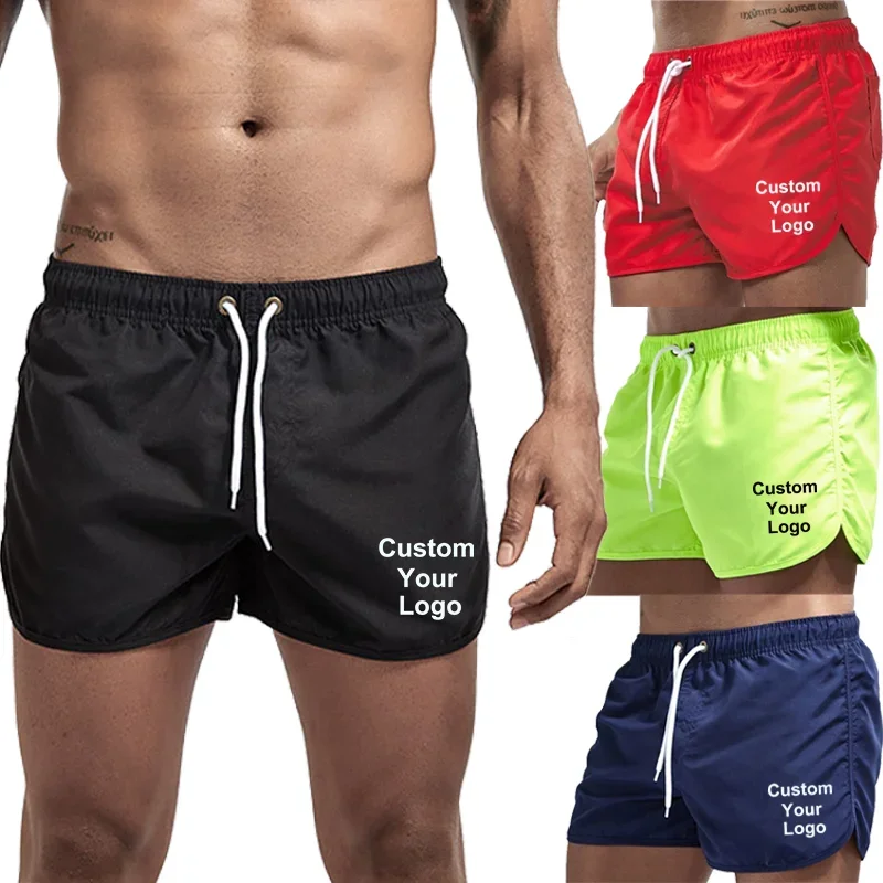 

Летняя мода: мужские плавки с возможностью нанесения логотипа, быстросохнущие шорты для плавания, пляжные шорты, спортивная одежда для пляжа.