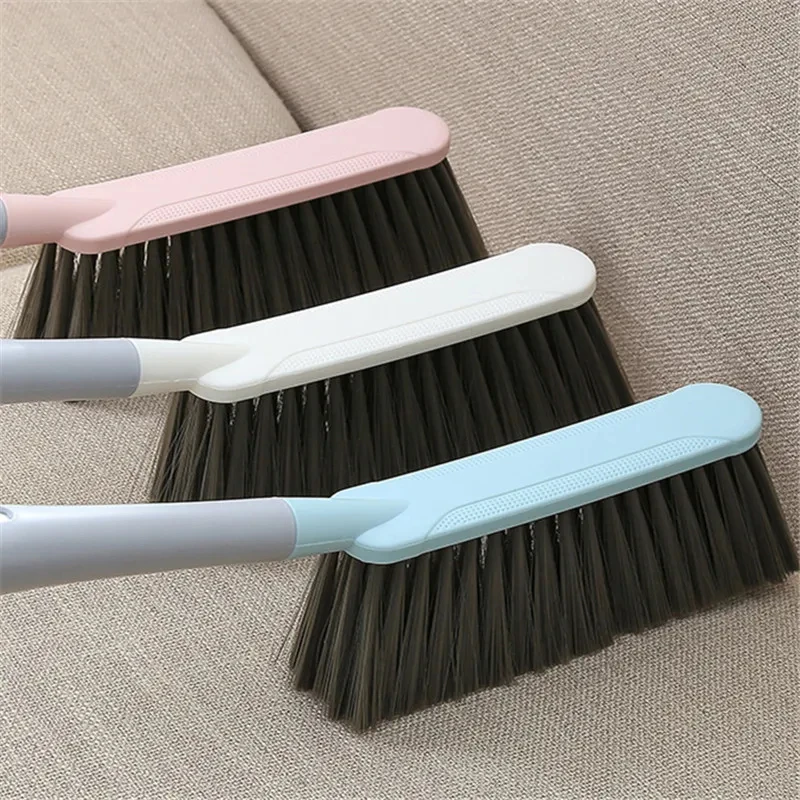 Bed Sweeping Brush Household Bedroom Cleaning Artifact Long Handle Sofa Carpet Dusting Soft Bristle Brush Cute Bed Broom