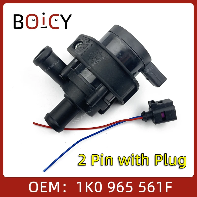 

BOICY Parking Heater Electric Auxiliary Water Pump for Jetta Golf Sharan Passat CC Eos Touran A1 A3 Octavia Superb 1K0965561F