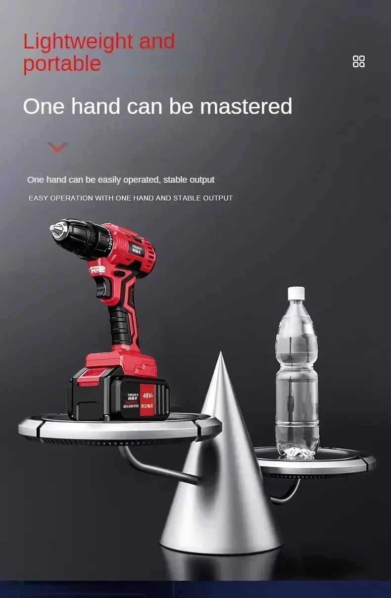 Powerful Brushless Drill and Impact Driver Combo with Lithium Ion Battery for Home Use
