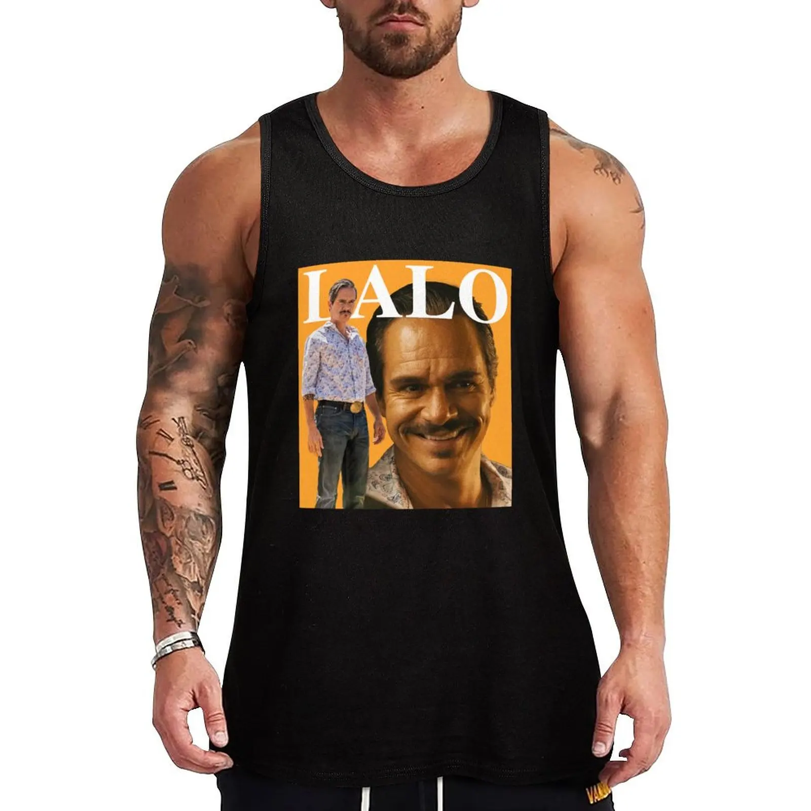 

Lalo Tank Top Gym t-shirt man Vest male sleeveless shirt man gym singlet for men