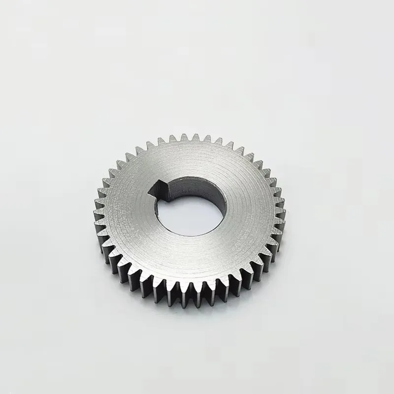 Customized 45# steel 45 steel spur gear Mod 1.25  Width 22mm ; Hole 25mm ; Keyway 6mm 1.25mod 114 teeth 127Teeth