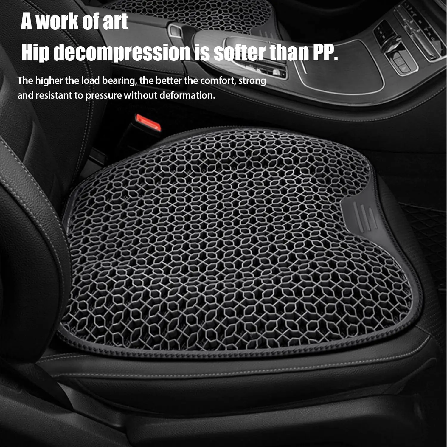 

Car Gel Seat Cushion Breathable Honeycomb Seat Cushion Summer Breathable Seat Cushion Office Chair Cushion