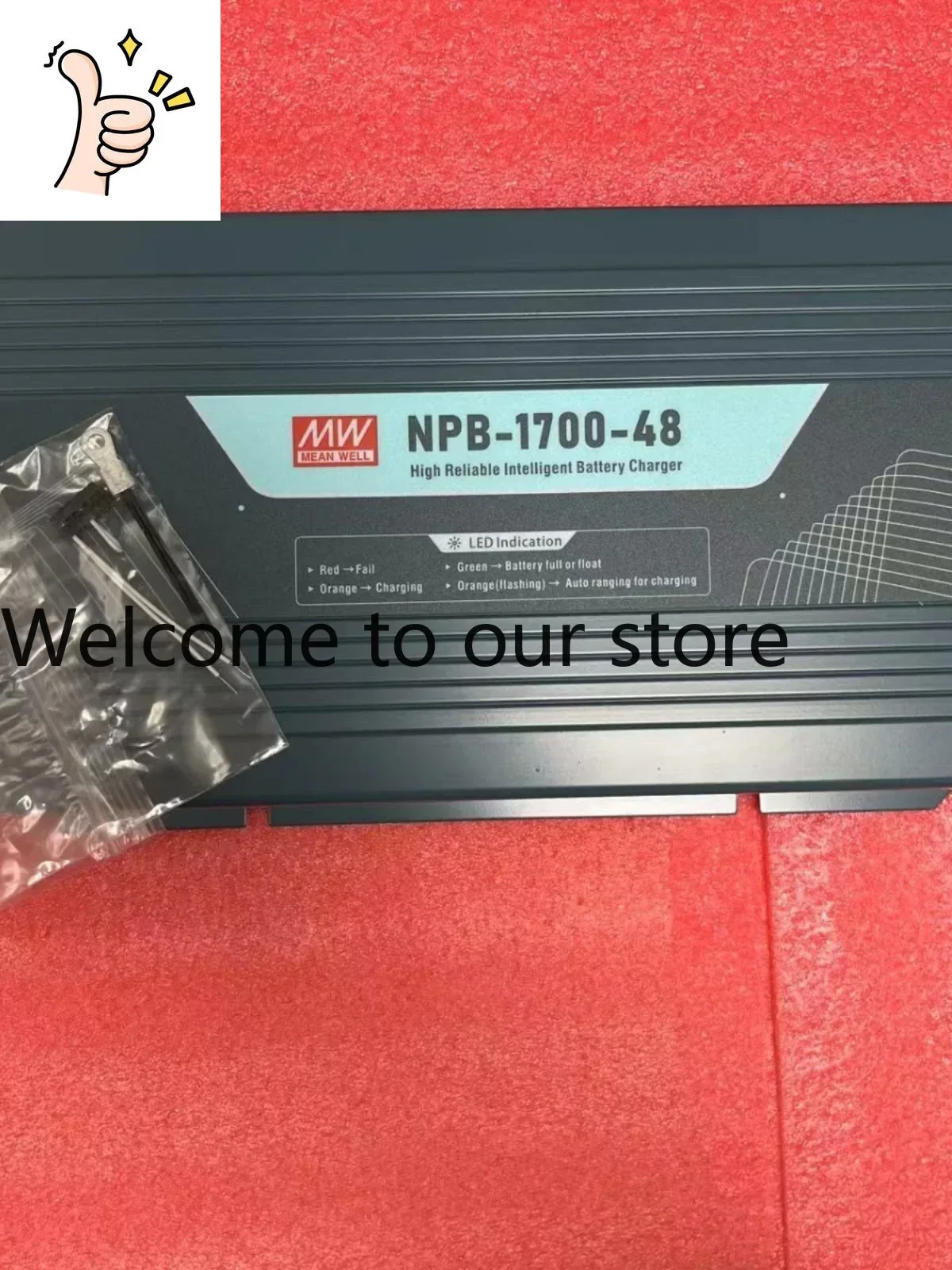 2025 Mingwei Power Supply NPB-1700-12/24/48V 1700W Smart Charger 2/3 Stage Lead Acid/Lithium Battery