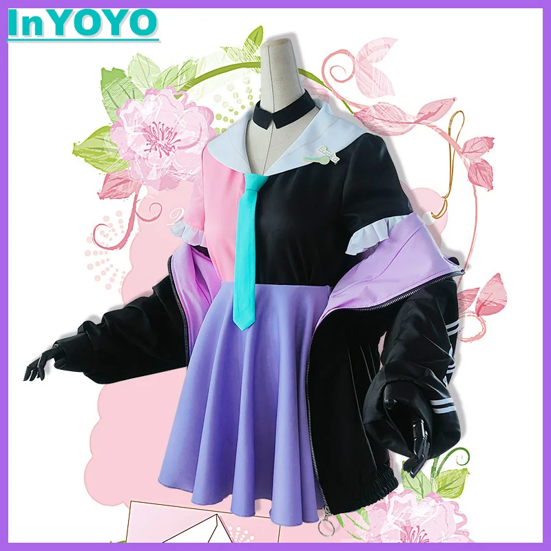 InYOYO Eureka U-Official Game Arknights Cosplay Costume Game Suit Fashion Coat Dress Uniform Halloween Party Outfit Women New