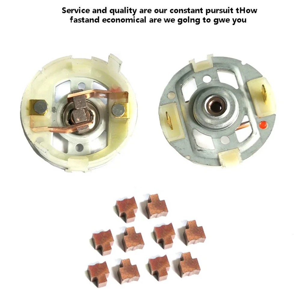 Suporte elétrico da escova do carbono do motor da broca RS550, acessórios elétricos da broca do lítio