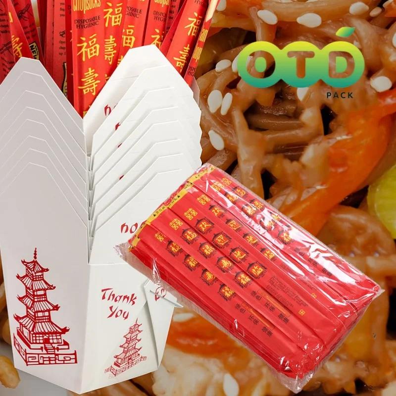 Chinese Restaurant Bamboo Chopsticks Premium Disposable Chopsticks Individually Wrapped Multi Pack Japanese Sushi Chopsticks