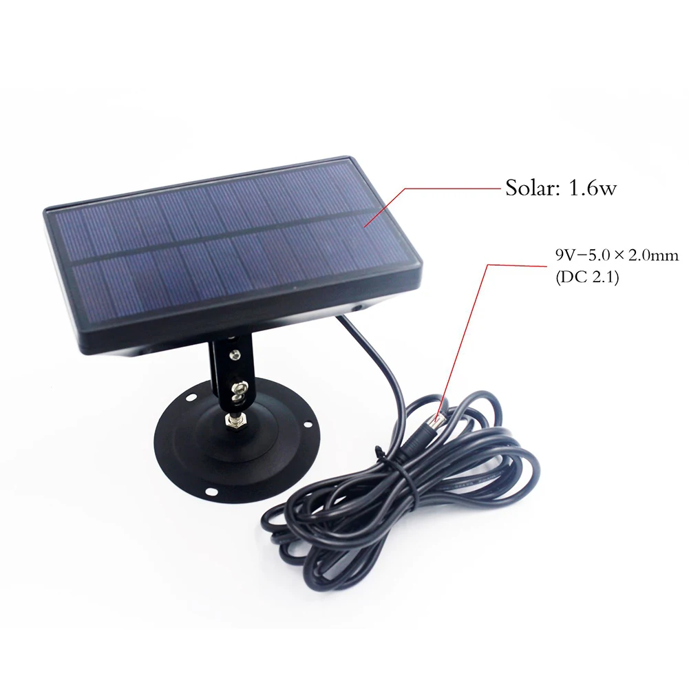 Hunting Cameras Outdoor Solar Panel Replacement 1000mah 9V Solar Power Supply Charger Battery for HC300A HC300M HC700 HC550