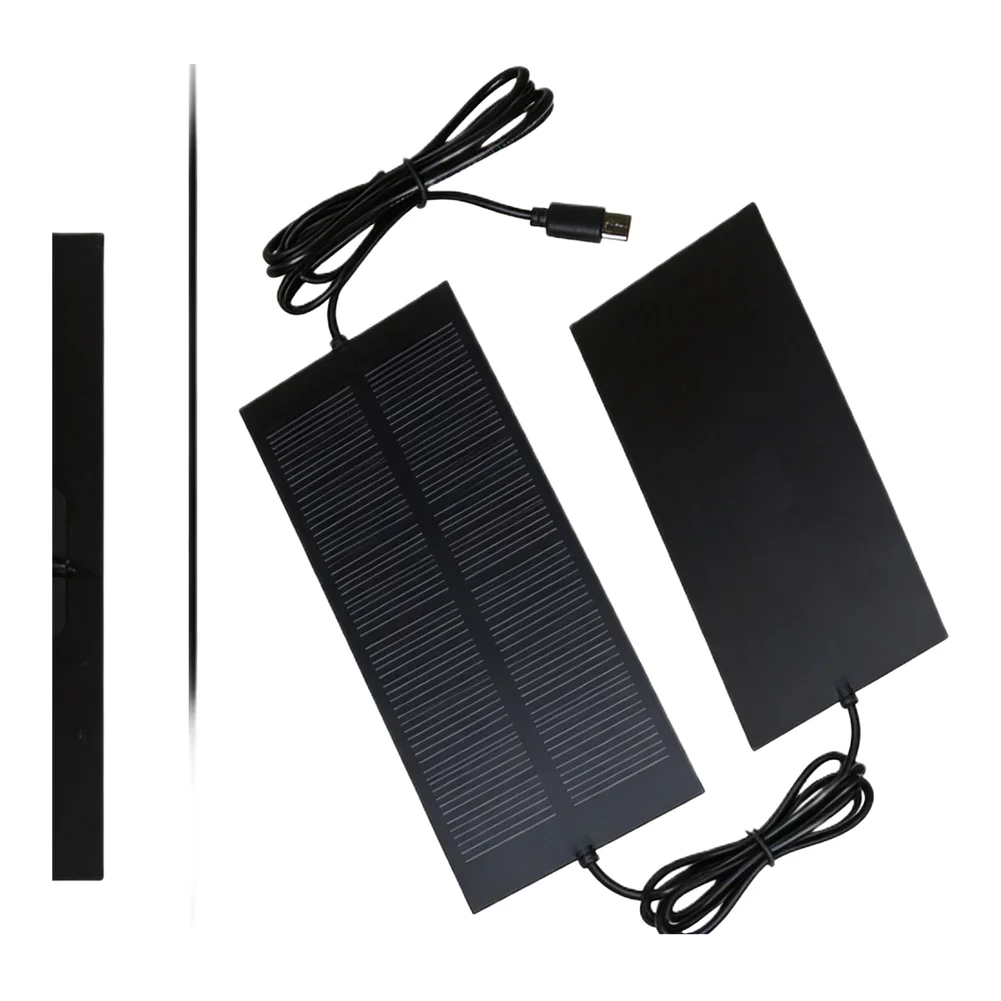 Outdoor Use Travel Solar Charger Battery Charger Black Versatile Compatibility Long Lifespan No Built-in Battery