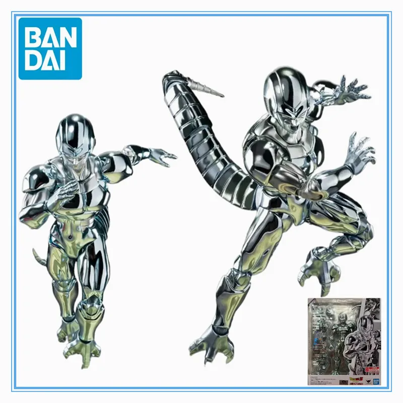 

Original Genuine Bandai Anime Dragon Ball Metal Cooler SHF Model Toys Action Figure Gifts Collectible Ornaments Boys Kids Girls