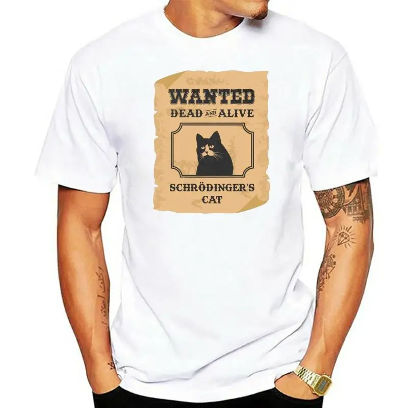 Wanted Dead and Alive - Schrodingers  Basic Cotton T-Shirt