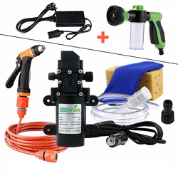 12V Car Wash Car Washer Gun Pump High Pressure Cleaner Car Care Portable Washing Machine Electric Cleaning Auto Device