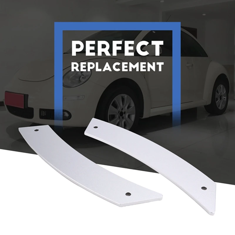 A48P-Car Aluminum Alloy Inner Door Panel Pull Handle For VW Beetle 1998-2010 Interior Door Grab Pull Handles Silver