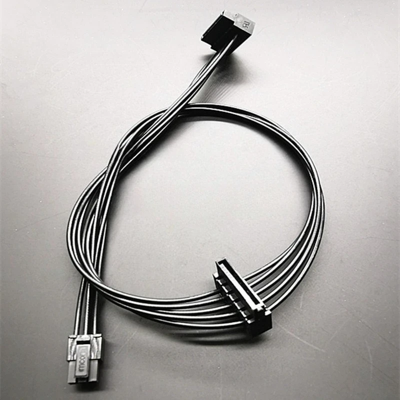 

5-Pcs Hard Drive Power Cords - 6Pin Motherboard to SATA6P & Dual SATA6P Adapter Cables"