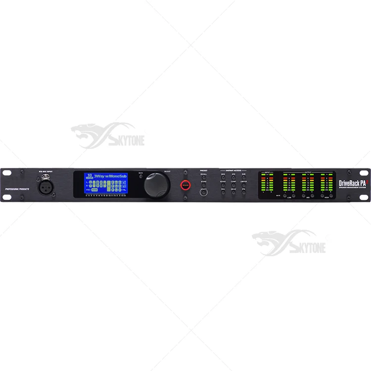 Driverack PA2 RTA  2-in 6-out  AutoEQ Professional Digital Audio Processor