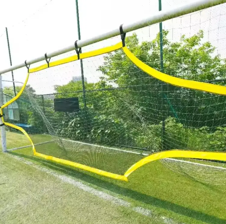 ตาข่ายเป้าหมายฟุตบอลขนาดมาตรฐาน 1 ชิ้น ตาข่ายฝึกซ้อมความแม่นยำในการยิงประตู ตาข่ายเป้าหมายฟุตบอลแบบพับได้ 2025