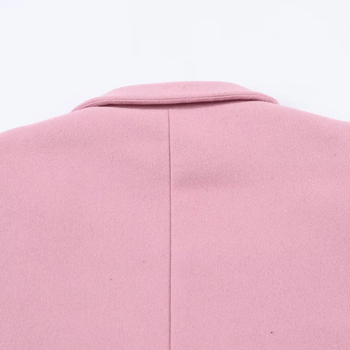 KIDCRKJ 핑크 여성용 봄 정장 재킷 라펠 칼라 싱글 브레스티드 풀 슬리브 레이디 블레이저 코트 세련된 여성 코트