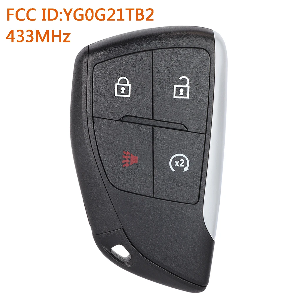 

Пульт дистанционного управления YG0G21TB2 для GMC Canyon Sierra, Chevrolet Colorado Silverado Tahoe 2022 2023 2024 13530574 13554095 433МГц