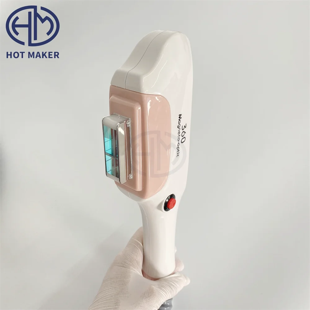 360 Magneto-optical Handle Permanent Hair Removal Device Special  Beauty Instrument Opt Gun Head