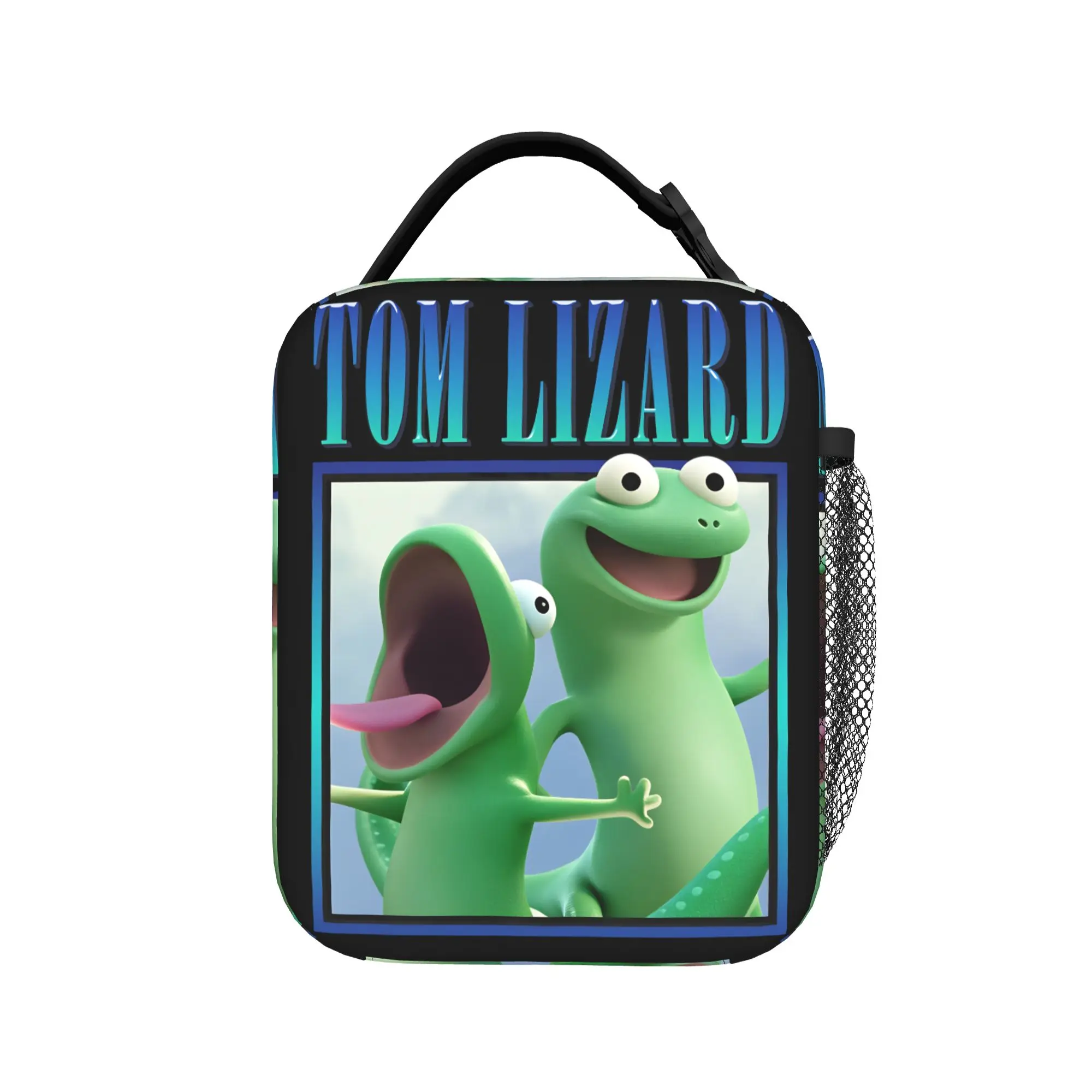 

Сумка для обеда Hoppers Tom Lizard Yelling, портативный ланч-бокс, сумка-холодильник для взрослых с принтом, повседневная водонепроницаемая термосумка для обеда