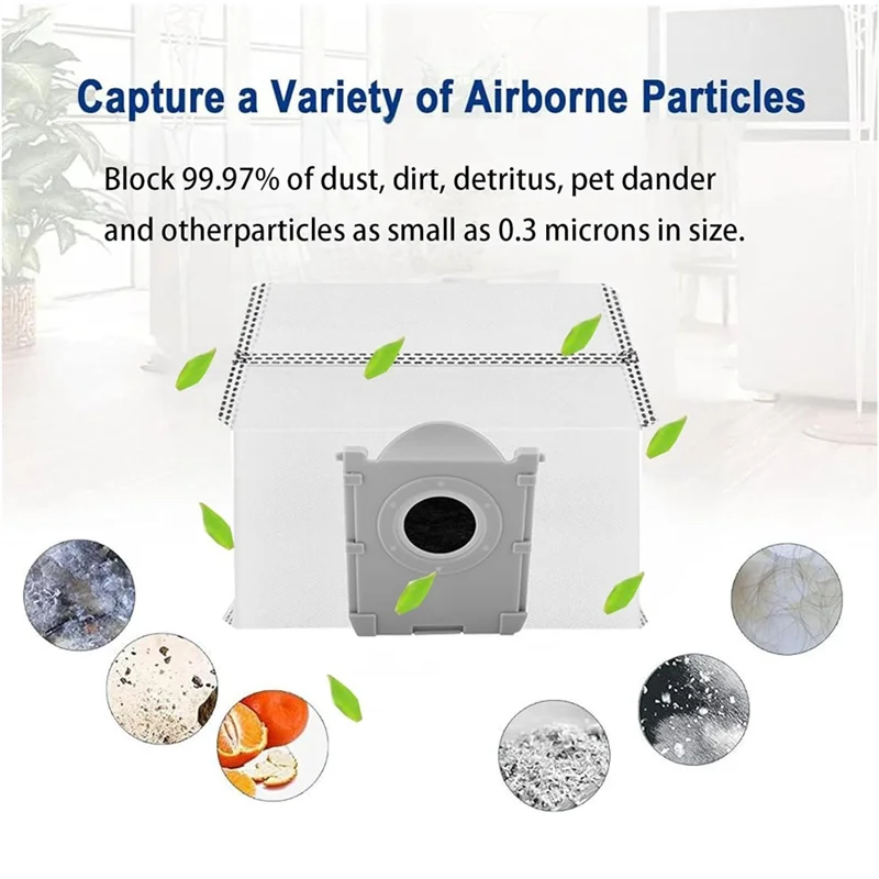 Sacchetti per la polvere di ricambio per Ecovacs Deebot X8 Pro Omni / T50 Pro / T50 Max per Yeedi S14 Plus Sacchetti per aspirapolvere