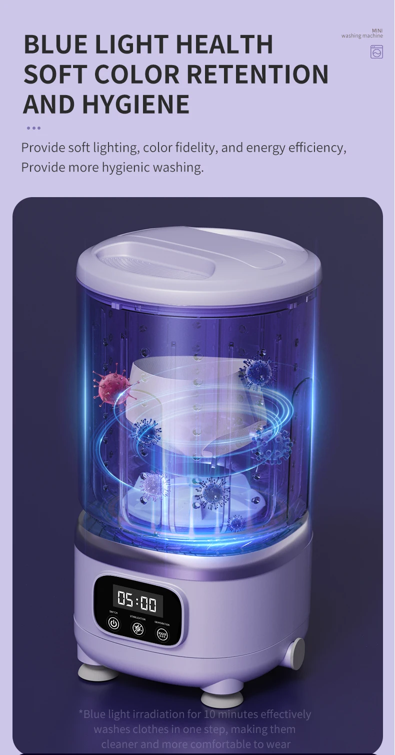 Wireless Mini Portable Washing Machine 11