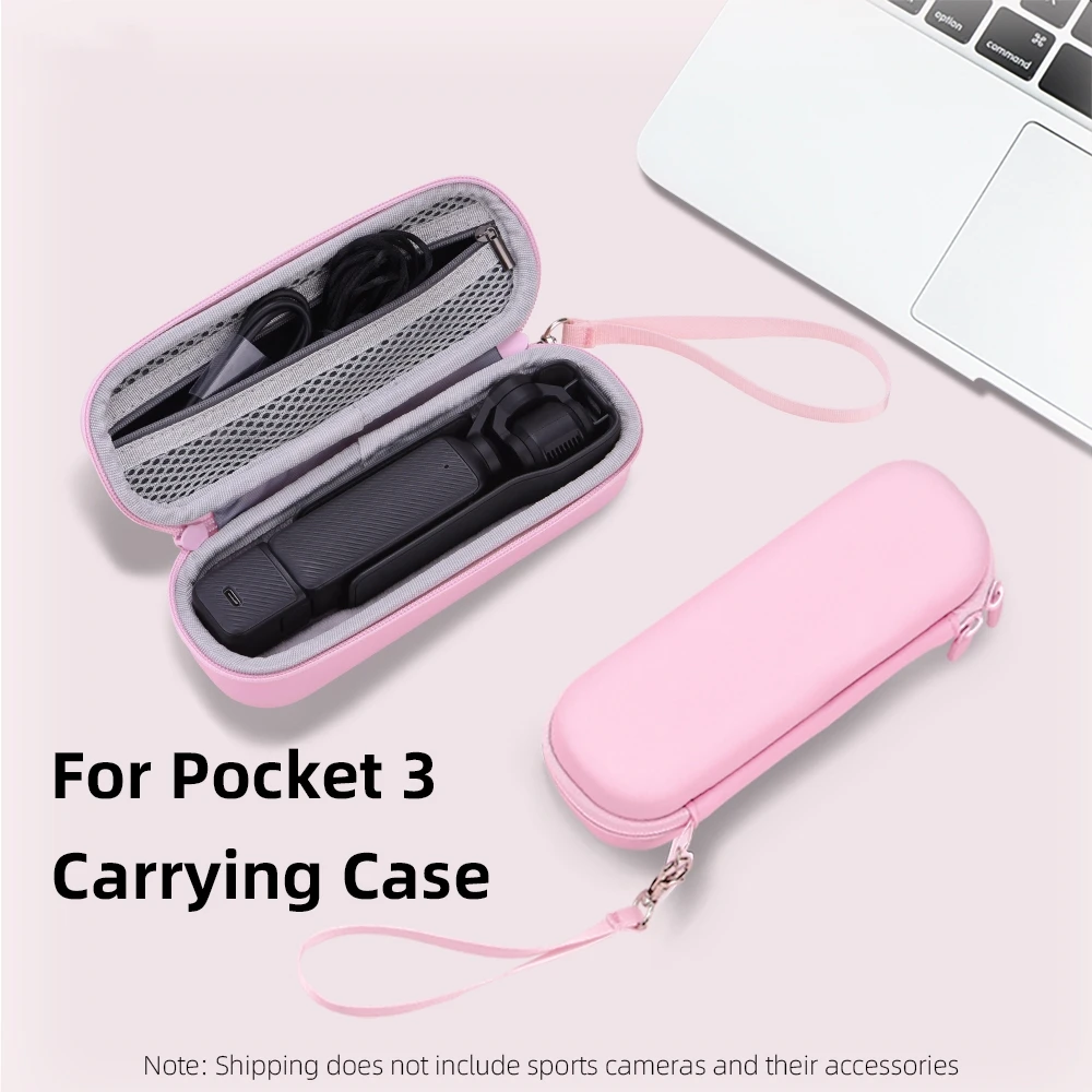 กระเป๋าสําหรับ DJI Osmo Pocket 3 กระเป๋าถือกล้องกระเป๋าถือสําหรับกระเป๋า 3 อุปกรณ์เสริมกระเป๋าเดินทางแบบพกพาพร้อม carabiner