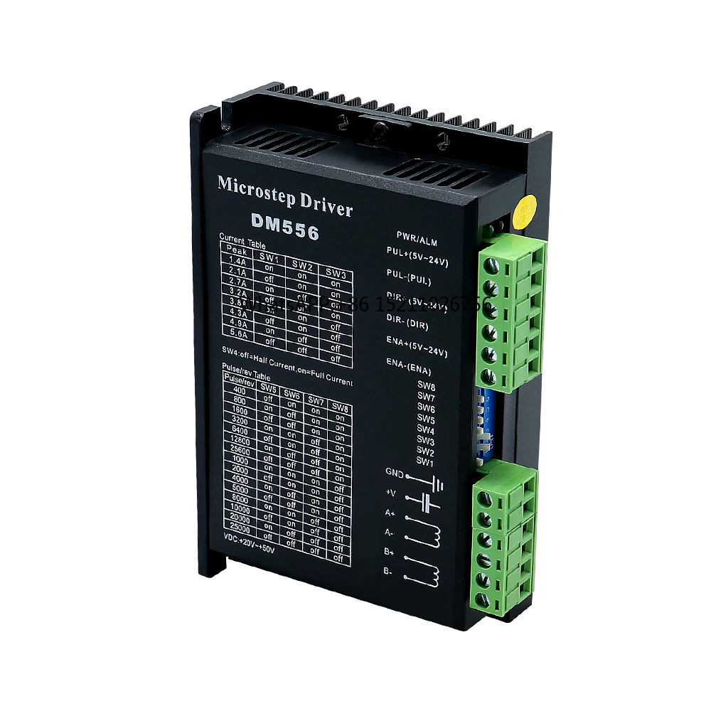 

HLTNC Two Phase Digital Stepper Driver DM556D 5.6A for Suitable for NEMA23 57 MOTOR FOR cnc