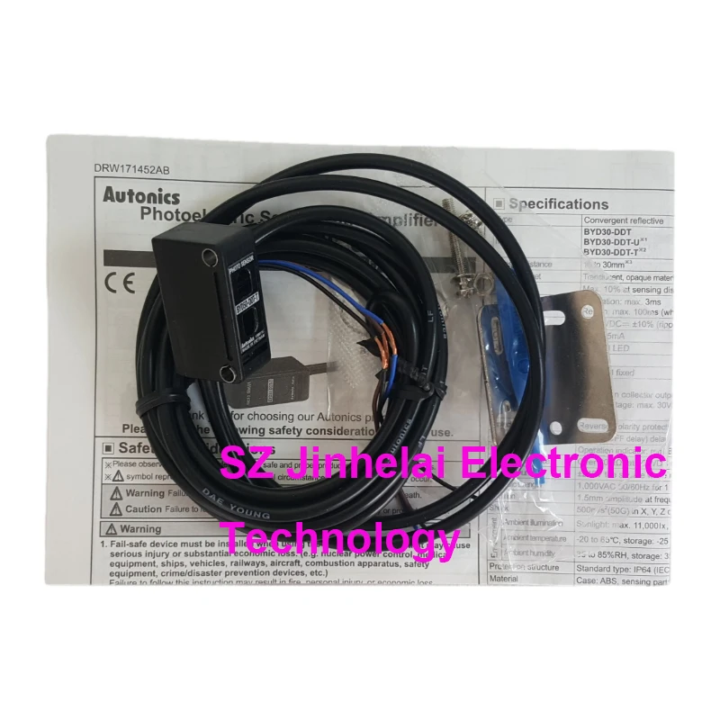 100% Mới Và Ban Đầu BYD50-DDT BYD50-DDT-T Autonics Cảm Biến Ảnh DC12-24V