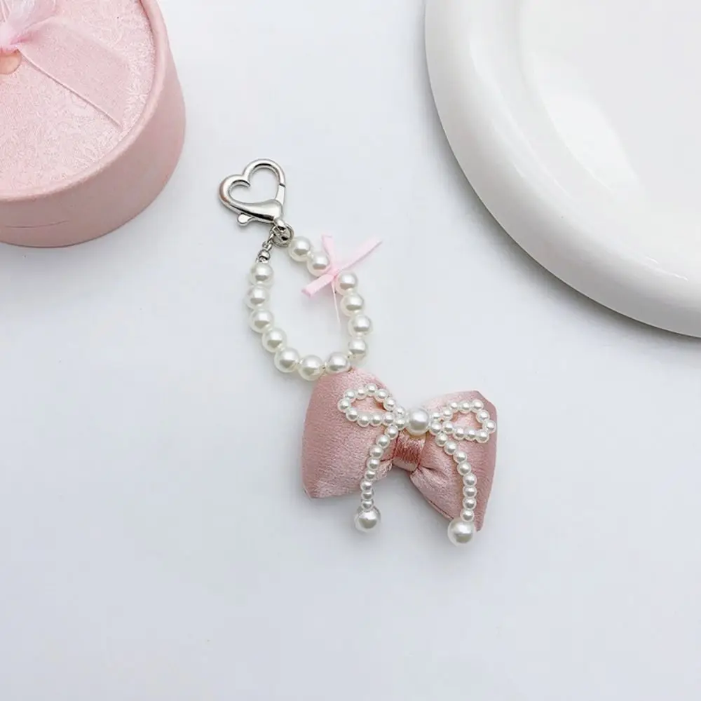 Balletcoce Parel Boog Sleutelhanger Hart Sleutelhangers Sleutelhanger Strik Hanger Hanger Telefoon Bedels Hanger Sieraden Strik Telefoon Kettingen