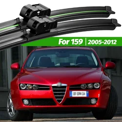 For Alfa Romeo 159 2005-2012 2pcs Front Windshield Wiper Blades 2006 2007 2008 2009 2010 2011 Windscreen Window Accessories