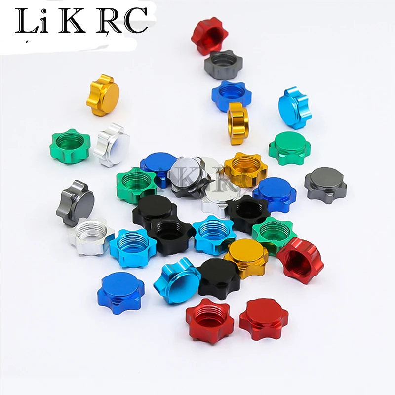 

4 pcs Dropshipping Wholesale 17mm HEX Nuts Installation 1.0 Dust nut Aluminum alloy nut for HSP 94762 94886 TEAM C xray LOSI YF1