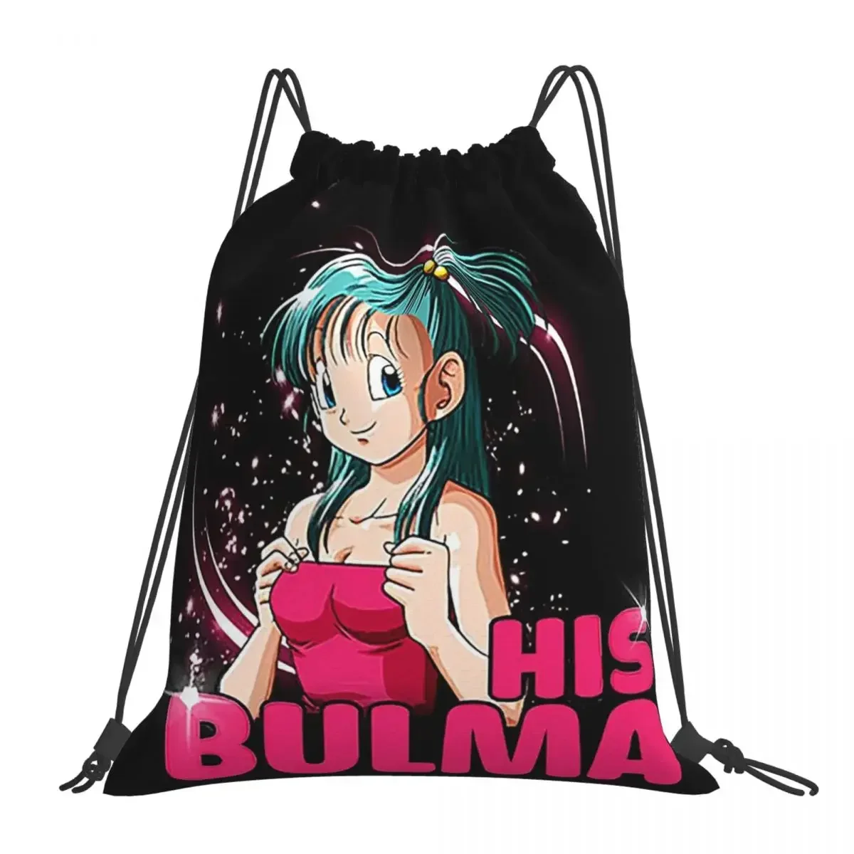 

Bulma And Chichi A Bulma And Chichi A Bulma And Chichi Backpacks Drawstring Bags Drawstring Bundle Pocket Storage Bag BookBag