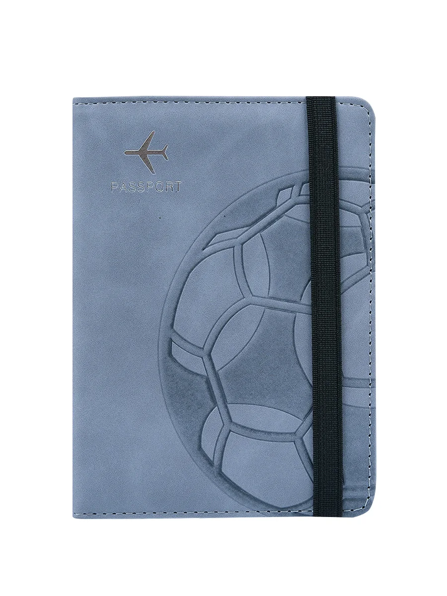 Hope Girl Passport Holder Women's Travel Document Bag Portable Ticket Storage Case RFID Protected Multi-Card Slot Bucket Shape view 5