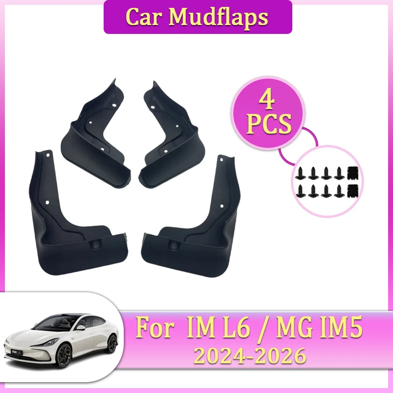 

Car Mudguards Parts For IM L6 MG IM5 2024 2025 2026 Mudflaps Tool Splash Proof Fender Car Flare Cover Guard Auto Mud Accessories