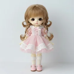 D2033B All Sizes Fashion Briads BJD Mohair Wig Two Styles For Tiny Lati OB11 YOSD MSD SD Hair Wholesale Doll Accessories